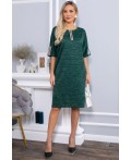 Платье трикотажное Кайла (зеленое) П14587-10М