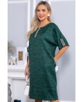 Платье трикотажное Кайла (зеленое) П14587-10М
