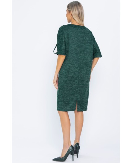Платье трикотажное Кайла (зеленое) П14587-10М