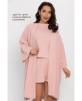 Халат-кимоно Муслин (розовое) П14578-52М