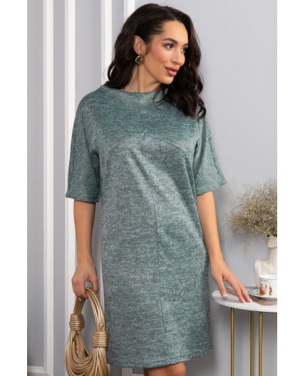 Платье трикотажное Ветта (зеленое) П14599-10М