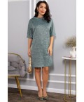 Платье трикотажное Ветта (зеленое) П14599-10М