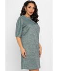 Платье трикотажное Ветта (зеленое) П14599-10М