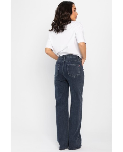Джинсы Эшна (мокрый асфальт) Б14602-4М