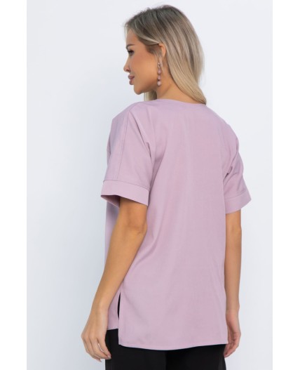 Блуза Лореаль (пудро-лиловая) Б14605-47М