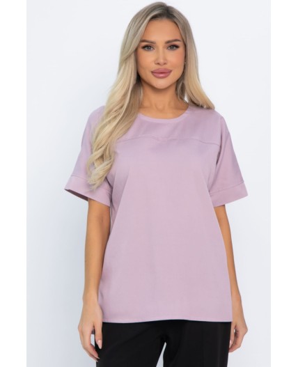 Блуза Лореаль (пудро-лиловая) Б14605-47М