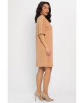 Платье трикотажное Ветта (бежевое) П14600-10М
