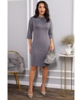 Платье трикотажное Эмми (серое) П14598-10М