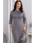 Платье трикотажное Эмми (серое) П14598-10М