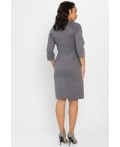Платье трикотажное Эмми (серое) П14598-10М