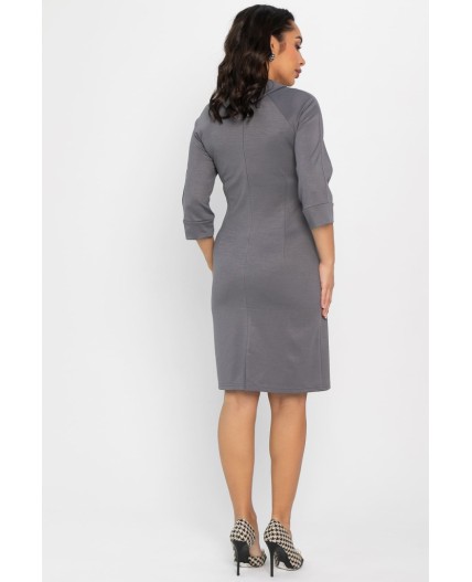 Платье трикотажное Эмми (серое) П14598-10М