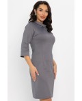 Платье трикотажное Эмми (серое) П14598-10М