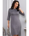 Платье трикотажное Эмми (серое) П14598-10М