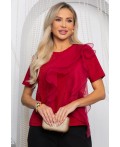 Блуза праздничная трикотажная Риана (красная) Б14618-5М