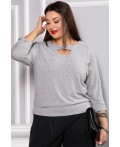 Блуза Ума (серая) Б14631-50М