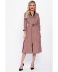 Платье замшевое Дарьяна НЬЮ (пыльная роза) П14651-18М