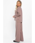 Костюм трикотажный Осенний комфорт (коричневый) К14680-30М