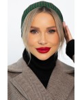 Чалма с резинкой (зелено-бежевая) ЧР9-23М