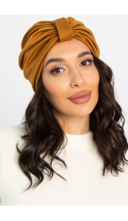 Чалма с бантом (горчичная) ЧБ3-23М