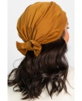 Чалма с бантом (горчичная) ЧБ3-23М