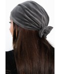 Чалма с бантом (серая) ЧБ8-23М