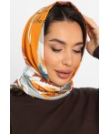 Косынка с подворотом (оранжевая пастель) КП26-23М