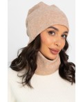 Комплект шапка шестиклинка и снуд (бежевый) ШШС3-23М