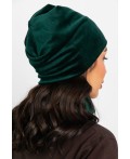 Комплект шапка шестиклинка и снуд (зеленый) ШШС5-23М