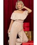 Комбинезон вечерний Сказочный образ (бежевый) К14703-21М
