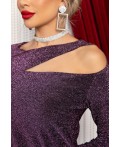 Платье вечернее Джина (пурпурное) П14705-35М
