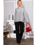 Джемпер трикотажный Ютта (серый) Б14726-30М