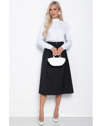 Юбка миди Всегда на отлично (черная) Ю14723-2М