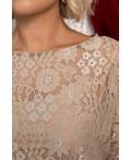 Платье-туника кружевное Ортея (бежевое) П14754-10М