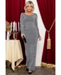 Платье вечернее Сонет (серебро) П14765-24М