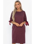 Платье трикотажное Кайла (бордовое) П14782-10М