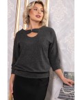 Джемпер трикотажный Сайрис (темно-серый) Б14789-50М