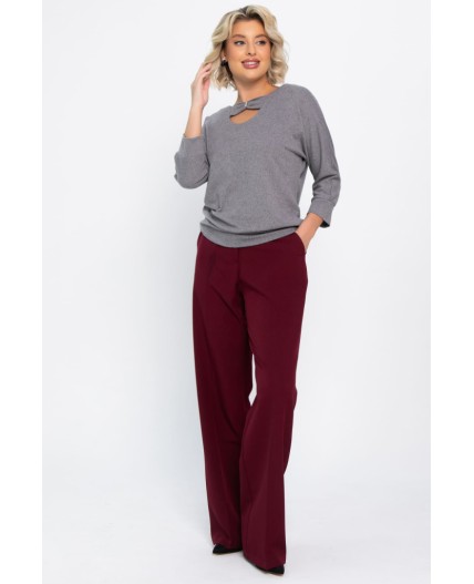 Джемпер трикотажный Сайрис (светло-серый) Б14790-50М