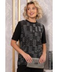 Футболка Мириам (черная) Б14811-10М