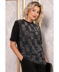 Футболка Мириам (черная) Б14811-10М