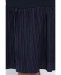 Платье с воланом Ливия (синее) П14810-10М