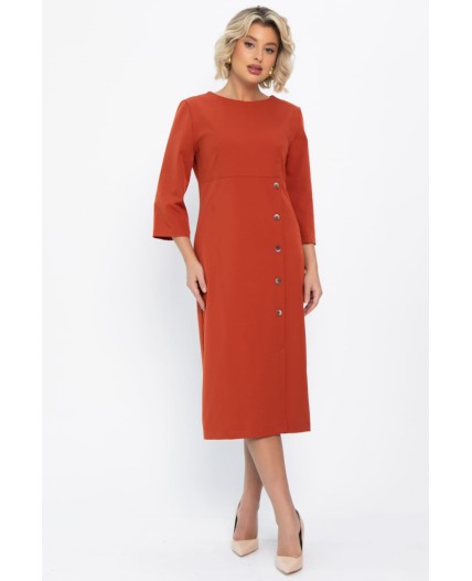 Платье Твоё настроение (оранжевое) П14813-43М