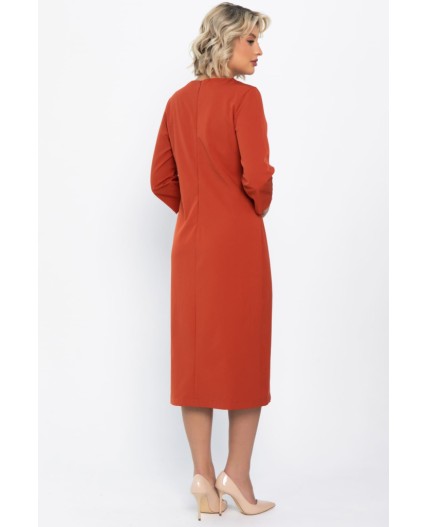Платье Твоё настроение (оранжевое) П14813-43М