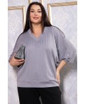 Блуза Вэнсдей (серая) Б14820-4М