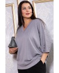 Блуза Вэнсдей (серая) Б14820-4М