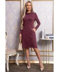 Платье Мариса (бордовое) П14837-10М