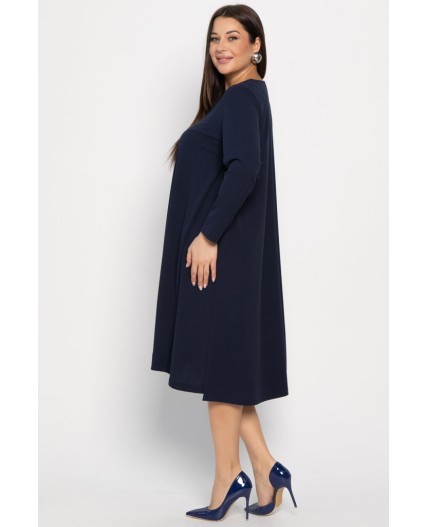 Платье Точка стиля (синее) П14832-16М