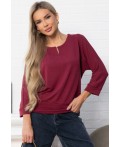 Джемпер трикотажный Претти (бордовый) Б14845-50М