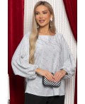 Блуза Путь к сердцу (серебро) Б14855-30М