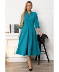Платье вечернее Леди Удача (бирюзовое) П14850-18М
