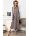 Платье Андреа (коричневое) П14852-25М